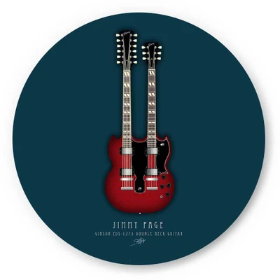 33% OFF on PosterGuy Jimmy Page Guitar Led Zeppelin Fridge Magnet