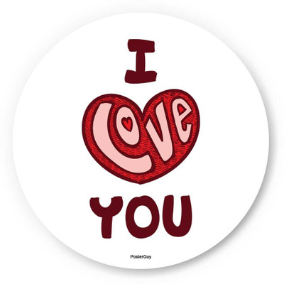 40% OFF on PosterGuy I Love You Red Valentine's Day Fridge Magnet
