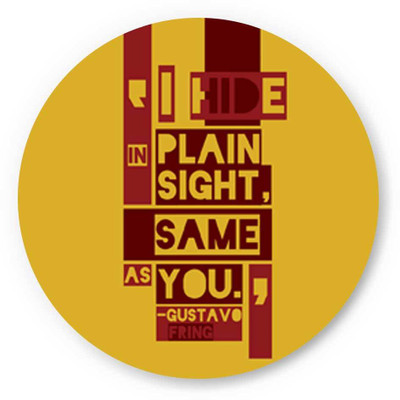 33% OFF on PosterGuy Gustav Fring Breaking Bad Quote Fridge Magnet