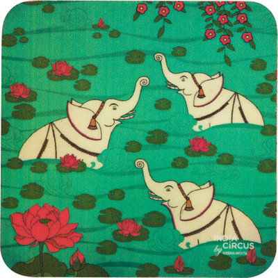 India Circus Elephant Bath Fridge Magnet India Circus Elephant Bath Fridge Magnet