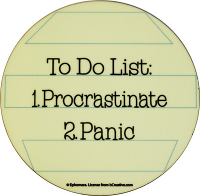 16% OFF on bCreative To Do List 1.Procrastinate Fridge Magnet