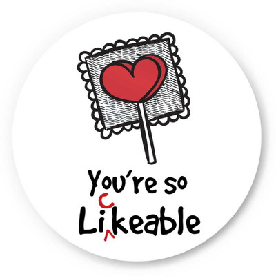 33% OFF on PosterGuy You are so Likeable Love Fridge Magnet
