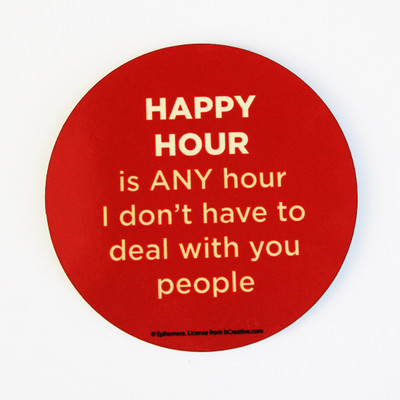 16% OFF on bCreative Happy Hour Is Fridge Magnet 16% OFF on bCreative Happy Hour Is Fridge Magnet