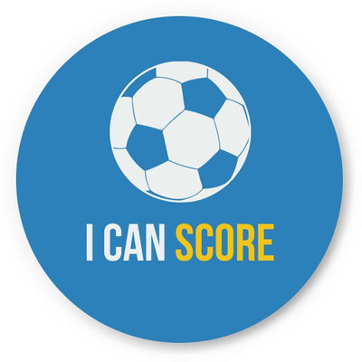 33% OFF on PosterGuy I Can Score Football Gaming Fridge Magnet