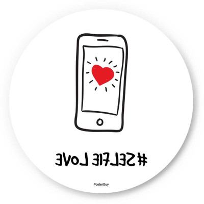 33% OFF on PosterGuy Selfie Love Valentine's Day Fridge Magnet