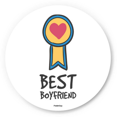 33% OFF on PosterGuy Best Boyfriend Valentine's Day Love Fridge Magnet