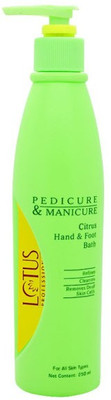 Lotus Herbals Pedicure and Manicure Citrus Hand and Foot Bath Lotus Herbals Pedicure and Manicure Citrus Hand and Foot Bath