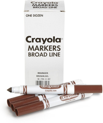 Crayola Broad Line Conical Tip Non Permanent Coloring Markers Crayola Broad Line Conical Tip Non Permanent Coloring Markers