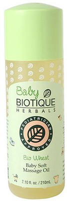 Biotique Bio Wheatgerm Baby Soft Massage Oil Biotique Bio Wheatgerm Baby Soft Massage Oil