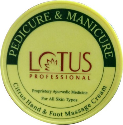 Lotus Herbals Professional Pedicure and Manicure Citrus Hand and Foot Massage Cream Lotus Herbals Professional Pedicure and Manicure Citrus Hand and Foot Massage Cream