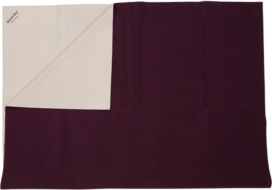 Quick Dry Rubber Medium Sleeping Mat Waterproof Sheet Medium-Plum Quick Dry Rubber Medium Sleeping Mat Waterproof Sheet Medium-Plum