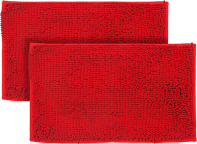 20% OFF on Just Linen Polyester Medium Floor Mat