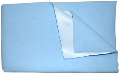 35% OFF on Tiny Petals Cotton Large Sleeping Mat Breathable Waterproof Bed Protector Dry Mat- Medium 2 Pcs Set