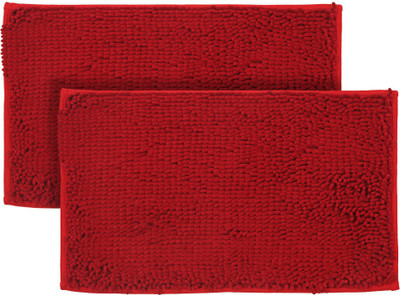 5% OFF on Just Linen Polyester Medium Floor Mat