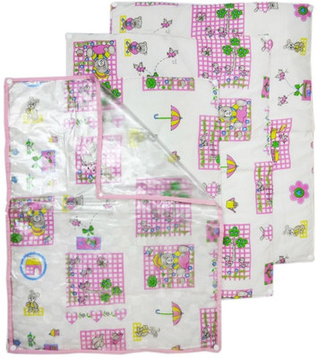 2% OFF on Wonderkids Cotton Small Changing Mat Matt White Garden Print