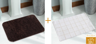 18% OFF on Saral Home Cotton Medium Door Mat