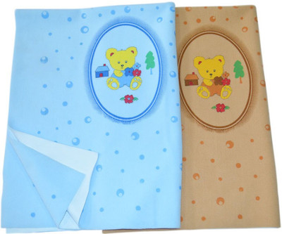 18% OFF on Tiny Petals Cotton Medium Sleeping Mat Breathable Waterproof Bed Protector Dry Mat- Medium 2 Pcs Set