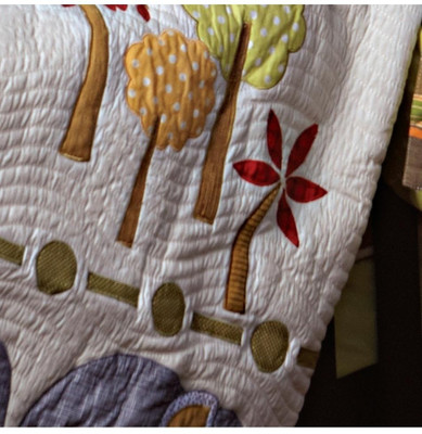 25% OFF on Mom&Me CribSheet & Comforter Set ElephantBrgd