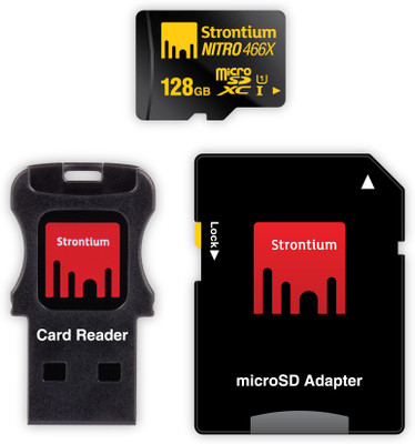 Strontium Nitro plus 128 GB MicroSDXC UHS Class 1 70 MB/s  Memory Card