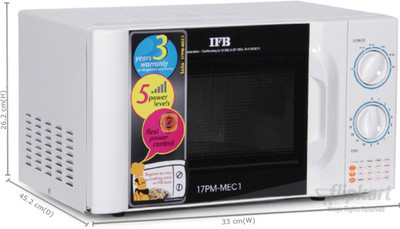 IFB 17PMMEC1 17 L Solo Microwave Oven (White) 