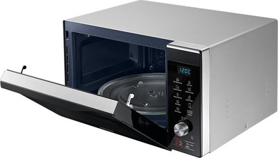 SAMSUNG 32 L Convection Microwave Oven (MC32J7055VB/TL, Black with Lily Pattern) 