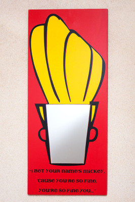 PoppadumArt MJB Decorative Mirror Rectangle