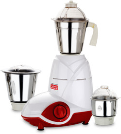Kitchen King Crazy 550 W Mixer Grinder (Red, 3 Jars)