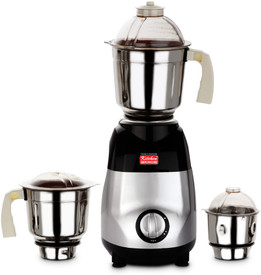 Kitchen King Woodland 750 W Mixer Grinder (Sliver, 3 Jars)