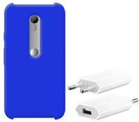 Chevron Premium Back Cover Case for Moto G (3rd Generation) with USB Mobile Wall Charger (Royal Blue) Combo Set
Chevron Premium Back Cover Case for Moto G (3rd Generation) with USB Mobile Wall Charger (Royal Blue) Combo Set