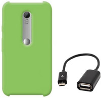 Chevron Premium Back Cover Case for Moto G (3rd Generation) with Micro OTG Cable (Charm Green) Combo Set
Chevron Premium Back Cover Case for Moto G (3rd Generation) with Micro OTG Cable (Charm Green) Combo Set