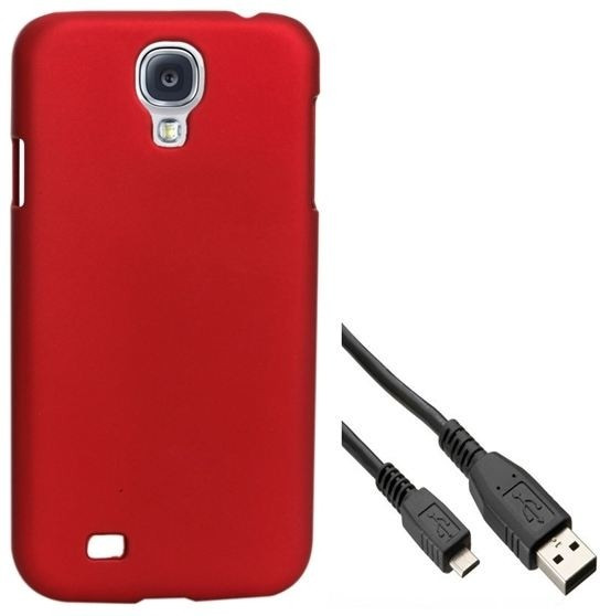 Chevron Premium Back Cover Case with Data Cable for Samsung Galaxy S4 (Red) Combo Set
Chevron Premium Back Cover Case with Data Cable for Samsung Galaxy S4 (Red) Combo Set