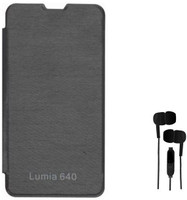Chevron Flip Cover Case with 3.5mm Stereo Earphones for Microsoft Lumia 640(Black) Combo Set
Chevron Flip Cover Case with 3.5mm Stereo Earphones for Microsoft Lumia 640(Black) Combo Set