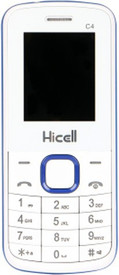 Hicell C4 Dual Sim Mobile Phone With Camera Torch Fm & Manufacturer Warranty (Black)