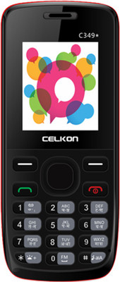 Celkon C349 (Black & Red) 