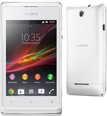 Sony Xperia E (White, 4 GB) 