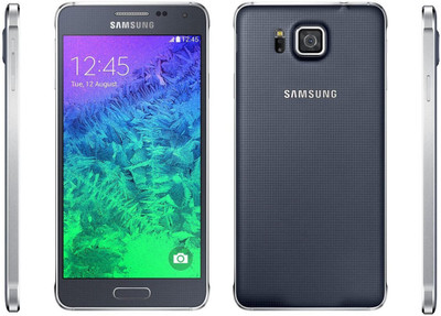 Samsung Galaxy Alpha 32GB (Charcoal Black, 32 GB) 