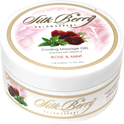 15% OFF on Silk Berry Rose and Mint Cooling Massage Gel 250 g 15% OFF on Silk Berry Rose and Mint Cooling Massage Gel 250 g