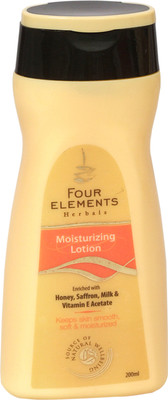 13% OFF on Four Elements Skin Glow Herbal Moisturisers Enriched with Honey, Safron, Milk and Vitamin E Acetate 200 ml 13% OFF on Four Elements Skin Glow Herbal Moisturisers Enriched with Honey, Safron, Milk and Vitamin E Acetate 200 ml