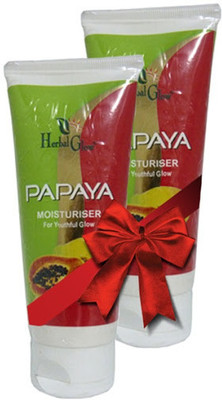 11% OFF on Herbal Glow Papaya Moisturizer Set of 2 110 g 11% OFF on Herbal Glow Papaya Moisturizer Set of 2 110 g