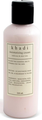 Khadi Rose with Aloe Vera Moisturizing Cream 210 ml