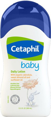 Cetaphil Baby Daily Lotion With Organic Calendula, Sweet Almond Oil And Sunflower Oil (399 Ml)