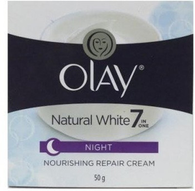 1% OFF on Olay Natural White 7 In 1 Night Nourishing Repair Cream 50 g 1% OFF on Olay Natural White 7 In 1 Night Nourishing Repair Cream 50 g