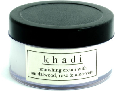 Khadi Nourishing Cream - Sandalwood, Rose and Aloe Vera 50 gm