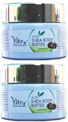 Vitro Naturals Pack of 2 - Aloe Shea Body Butter 100 g