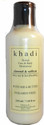 Khadi Herbal Face & Body Moisturizer - Almond & Saffron with Shea Butter & Paraben Free - 210 ml