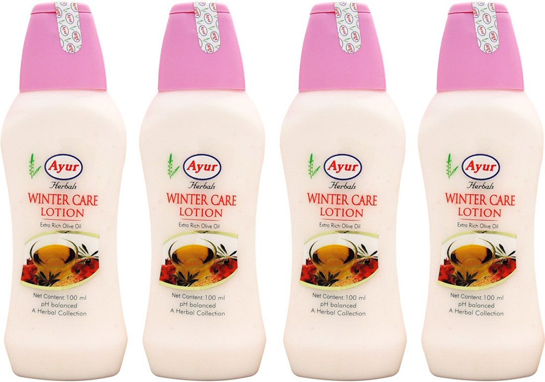Ayur Winter Care lotion pack of 4 Price in India, Buy Ayur Winter