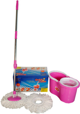 37% OFF on Quick 2 Clean Spin with 10 absorbers Mop Set 37% OFF on Quick 2 Clean Spin with 10 absorbers Mop Set