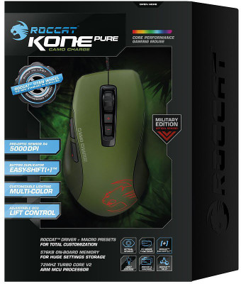 28% OFF on Roccat Kone Pure Camo Charge Military Edition Wired Optical Mouse Gaming Mouse 28% OFF on Roccat Kone Pure Camo Charge Military Edition Wired Optical Mouse Gaming Mouse