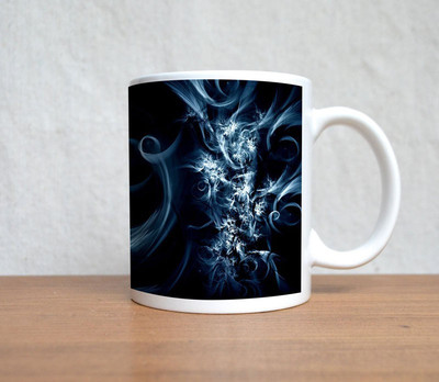 60% OFF on StyBuzz Blue Spital Abstract Dark Art Porcelain Mug 300 ml