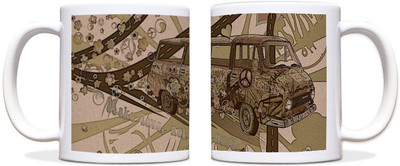 60% OFF on ShopMantra Vintage Car Art Black Ceramic Mug 300 ml 60% OFF on ShopMantra Vintage Car Art Black Ceramic Mug 300 ml